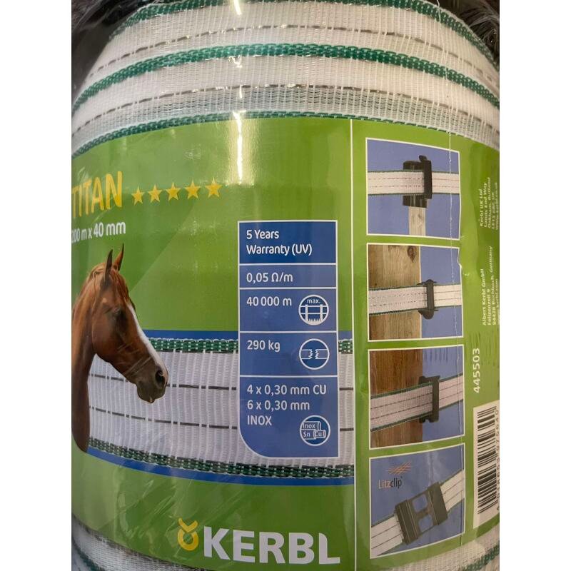 Kerbl Titan Wei omheining wit - Afbeelding 2