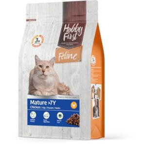 Hobby First Feline Mature 7+ met kip 4.5kg