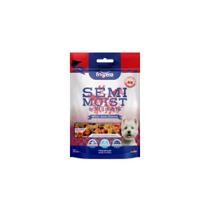 Frigera Semi Moist Soft Treats Mini Mix Bones 165g